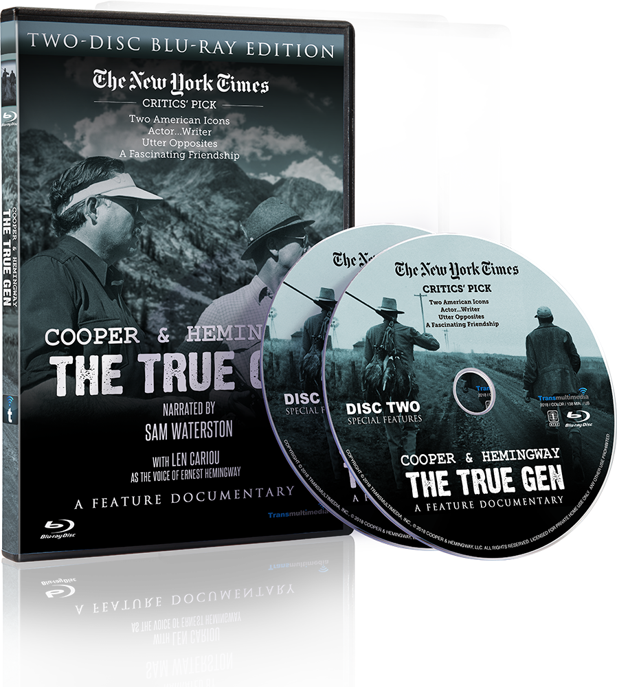 Cooper and Hemingway: The True Gen special two-disc Blu-ray edition with discs