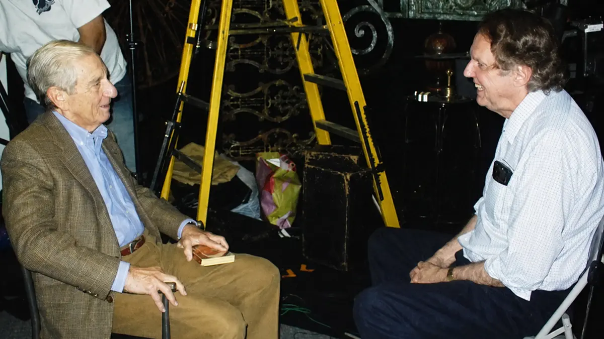 John Mulholland with author A. E. Hotchner