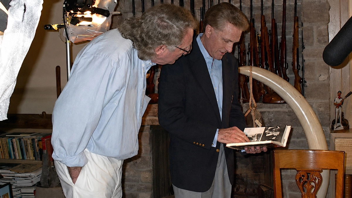 John Mulholland with actor Robert Stack