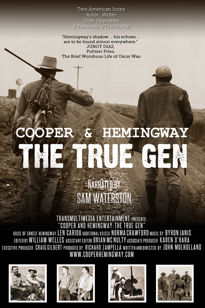 Cooper and Hemingway: The True Gen documentary poster