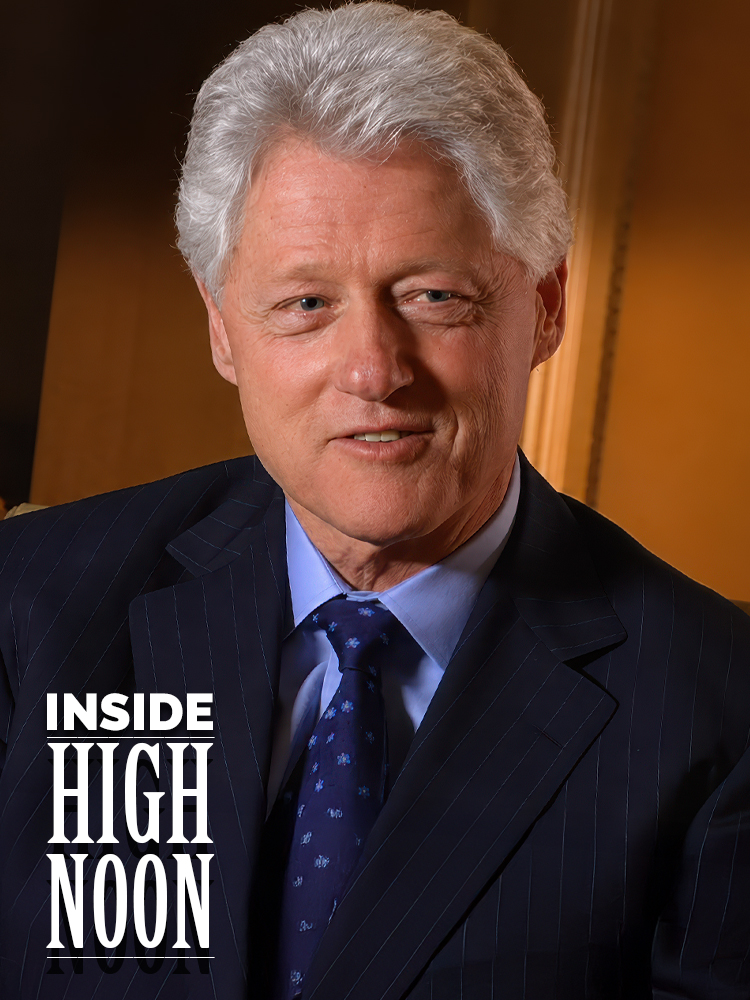 President Bill Clinton in a documentary interview still for Inside High Noon Revisited